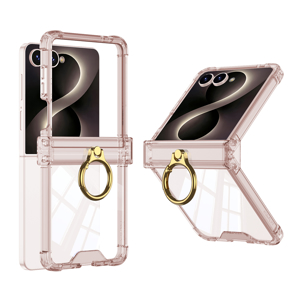 Futrola RING LINES II za Samsung F776B Galaxy Z Flip 8 5G roze (GKK case)
