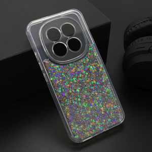 Futrola CRYSTAL GLOW za Xiaomi Redmi Note 15 Pro Plus 5G srebrna